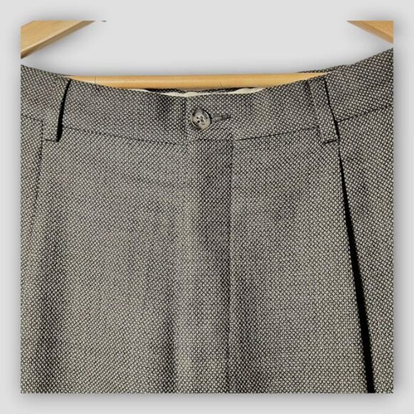 Eddie Bauer Mens Pants Dress Tall Brown AKA 100% Wool/Line Lining Size 36x32 - Picture 4 of 14